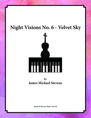 Night Visions No. 6 - Velvet Sky - Viola & Piano