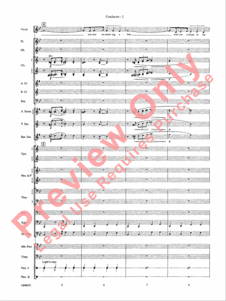 Blue Moon Concert Band scores gallery preview page 4