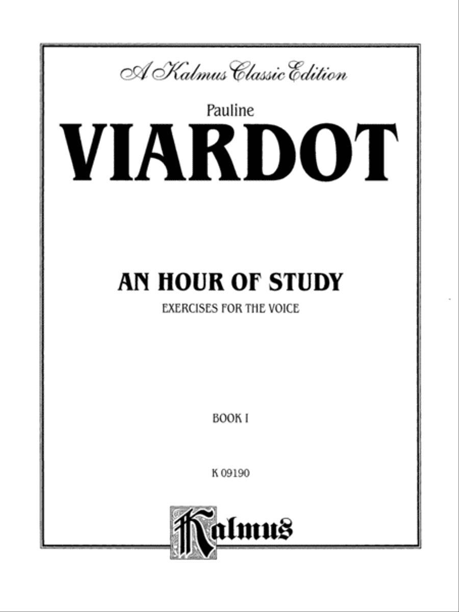 An Hour of Study, Volume 1 Voice scores gallery preview page 2