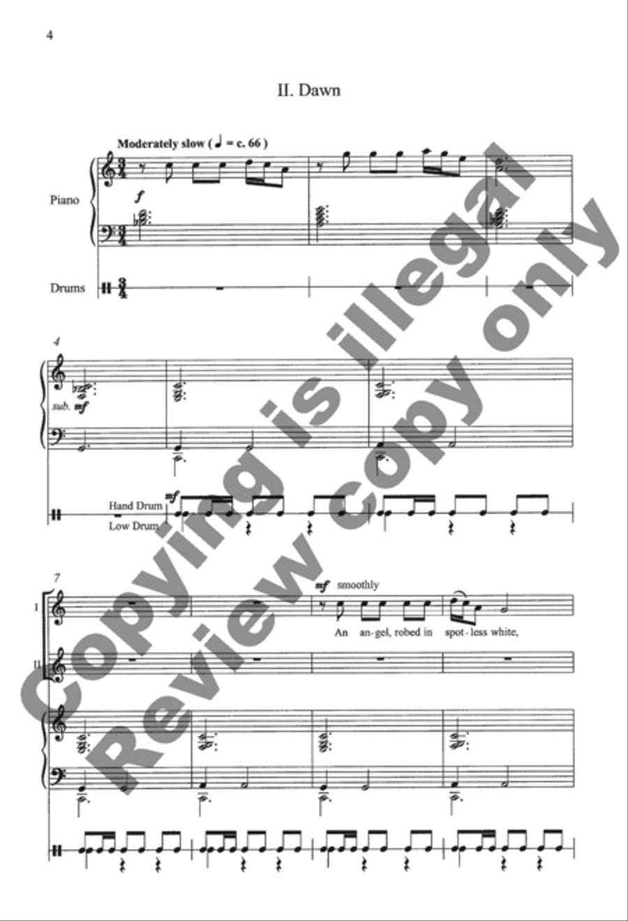 The Poet Sings 2-Part scores gallery preview page 7