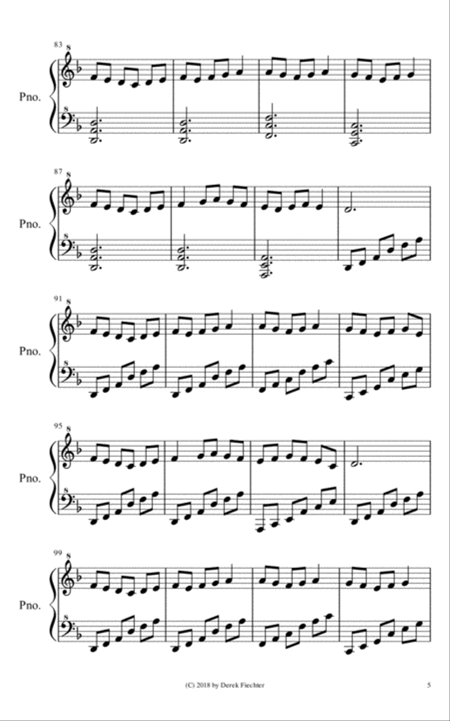 Brown Fox Inn Brown Fox Inn Piano Solo scores gallery preview page 5
