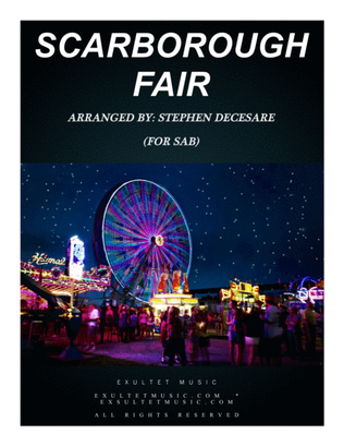 Book cover for Scarborough Fair (for SAB)