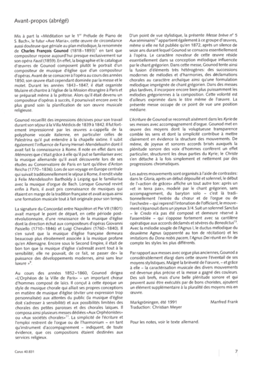 Messe breve no. 5 aux seminaires 3-Part scores gallery preview page 7