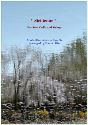 Book cover for Paradis Siciliano (For S.Vn and Strings)