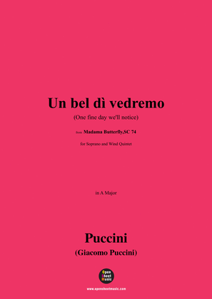 G. Puccini-Un bel dì vedremo(One fine day we'll notice),Act II,in A Major