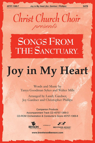 Joy In My Heart (Orchestra Parts and Conductor's Score, CD-ROM)