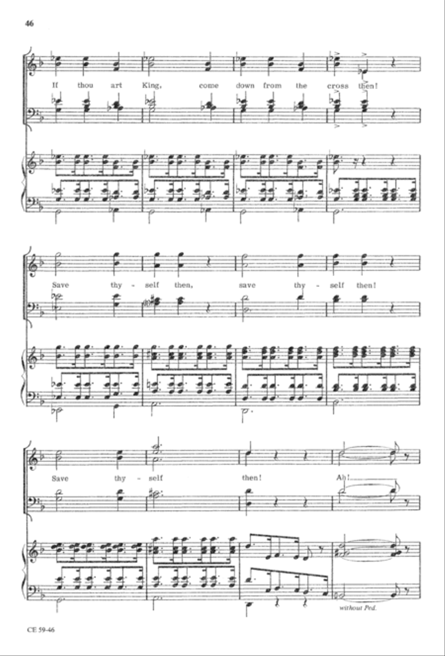 The Seven Last Words of Christ 4-Part scores gallery preview page 48