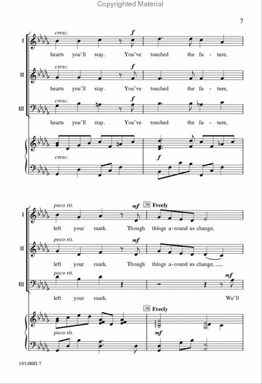 Because You Cared 3-Part scores gallery preview page 8