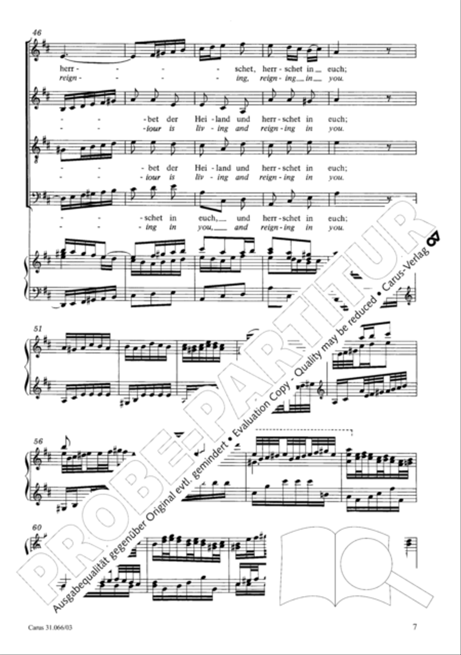 Be joyful, you Christians (Erfreut euch, ihr Herzen) ATB scores gallery preview page 8
