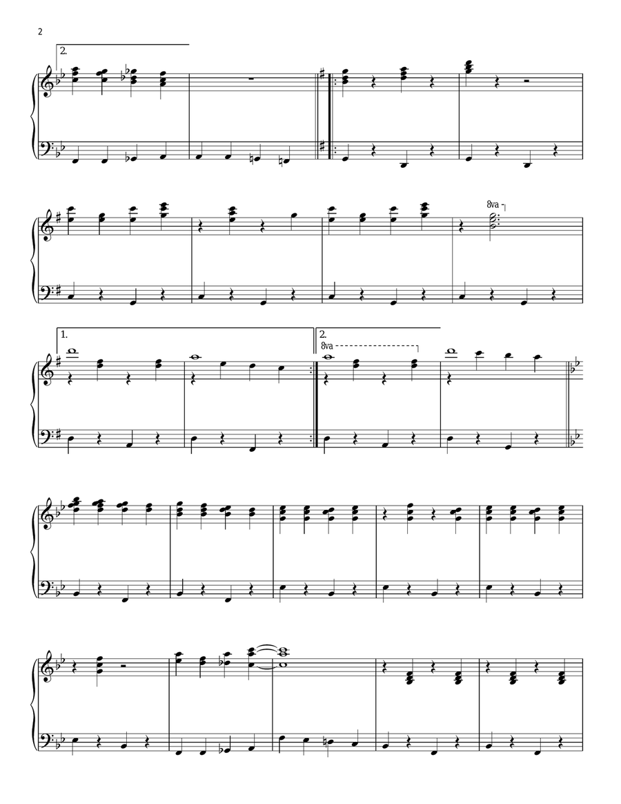 Dream Productions Piano Solo scores gallery preview page 2