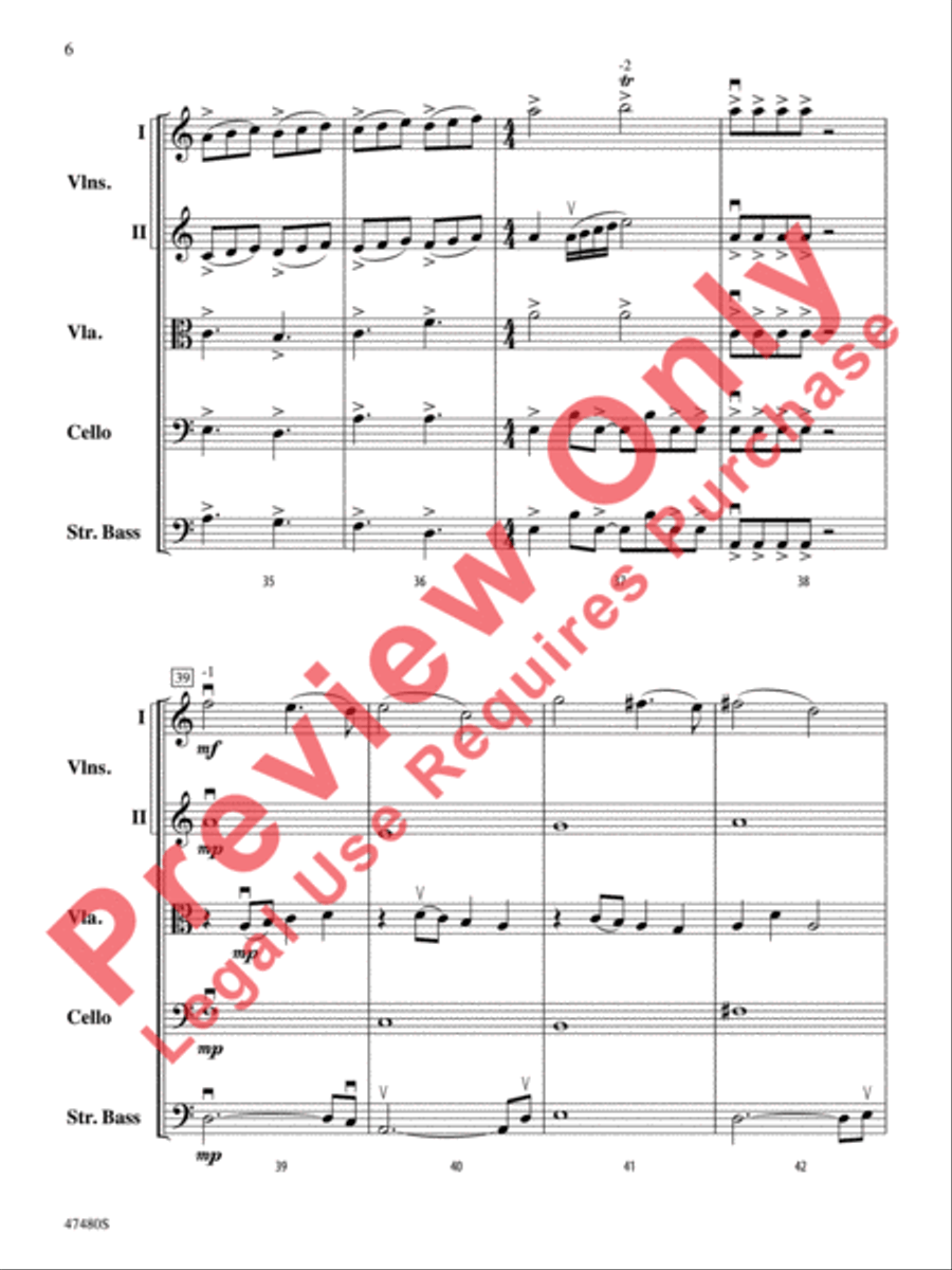 Primal Strings Primal Strings String Orchestra scores gallery preview page 7