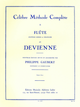 Book cover for Methode Complete Vol.1 (flute Solo)