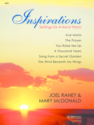 Book cover for Inspirations: for 4-Hand Piano-Digital Product