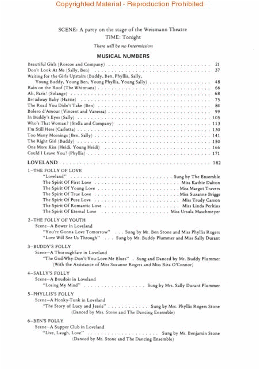 Follies Voice scores gallery preview page 2