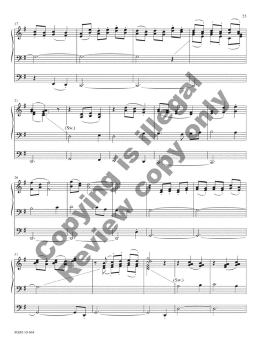 All Things Bright and Beautiful Organ scores gallery preview page 25