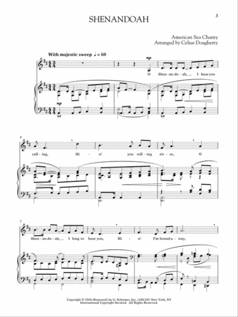 American Art Songs for the Progressing Singer - Baritone/Bass Baritone Voice scores gallery preview page 3