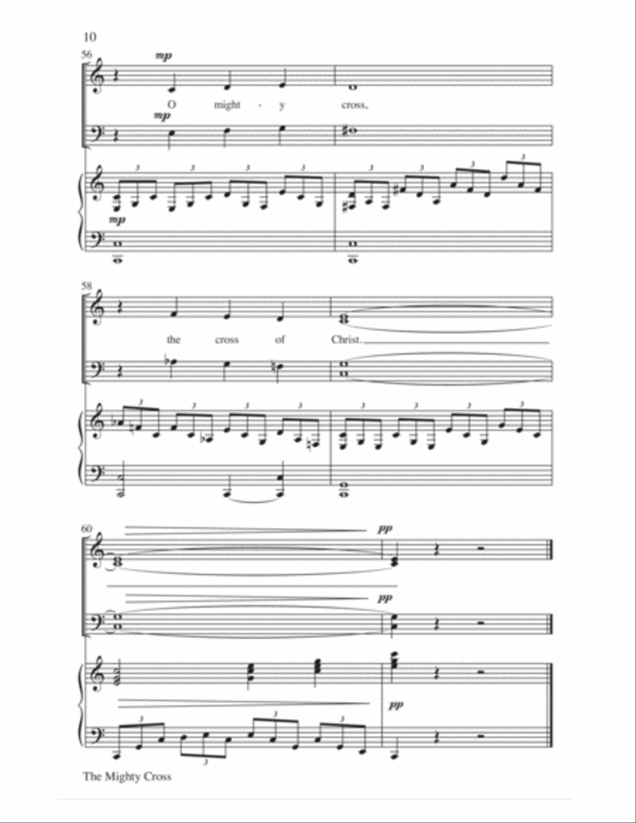 The Mighty Cross 4-Part scores gallery preview page 11