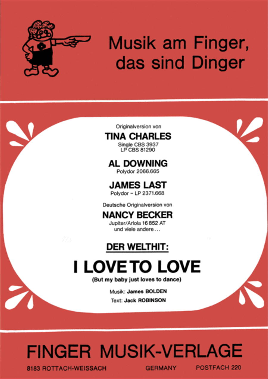 I love to love Voice scores gallery preview page 1