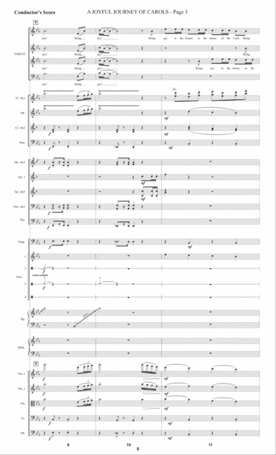 The Song Heard 'Round the World (Orchestra) - Score Choir scores gallery preview page 3