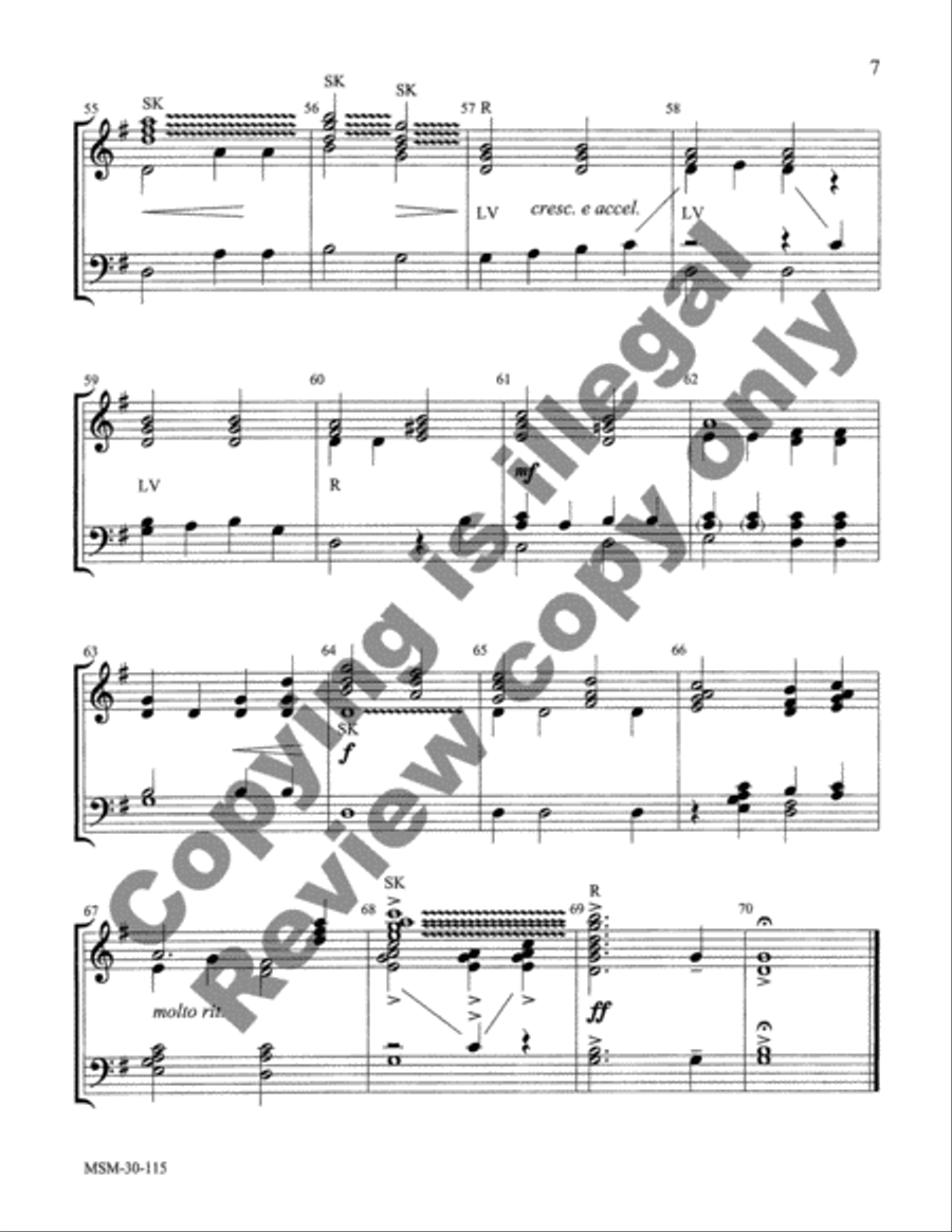The Star Medley Handbell Choir scores gallery preview page 9