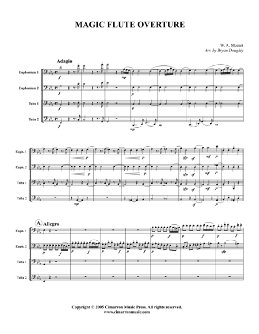 Magic Flute Overture Magic Flute Overture EETT scores gallery preview page 1