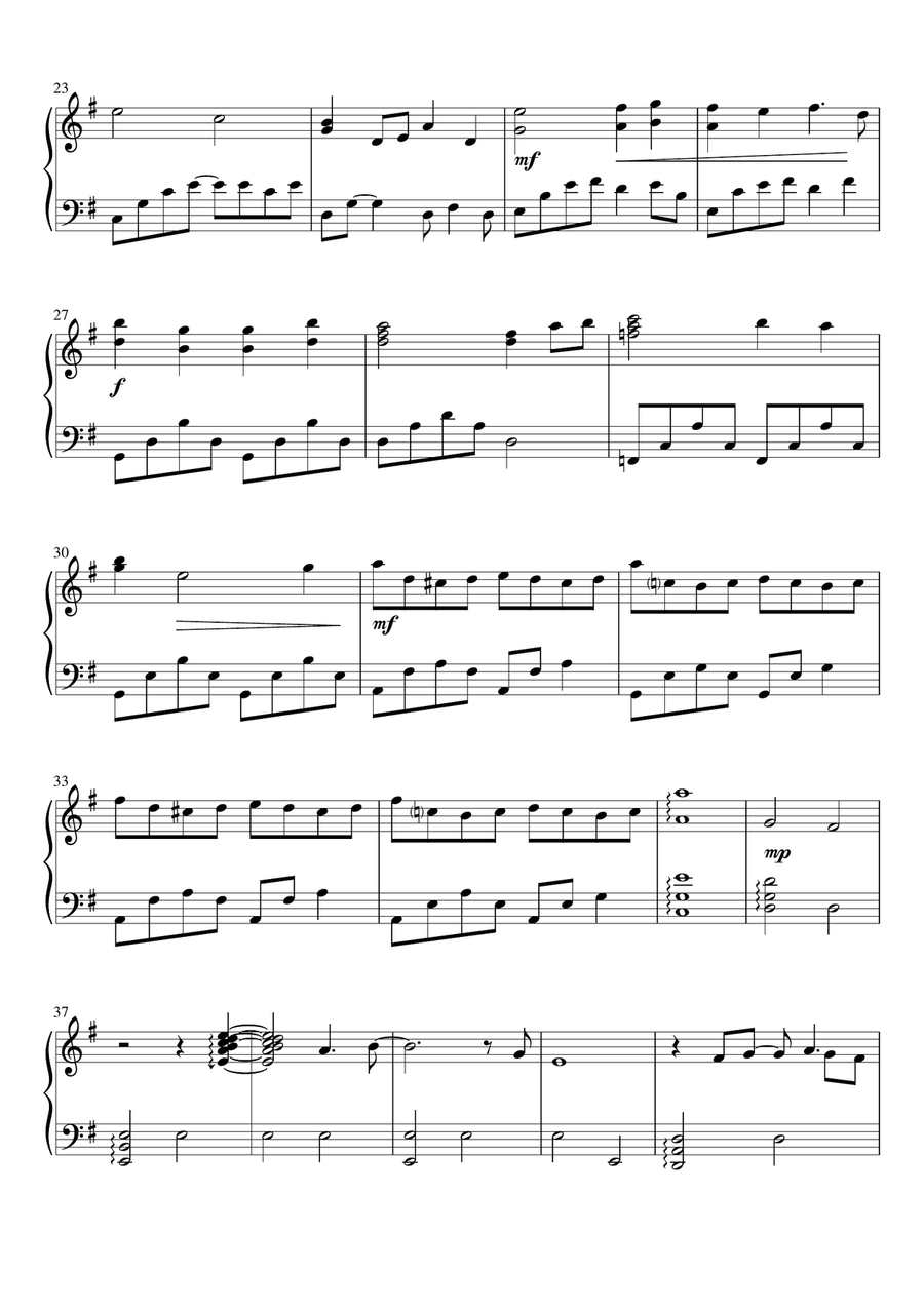 Evacuating London Piano Solo scores gallery preview page 2