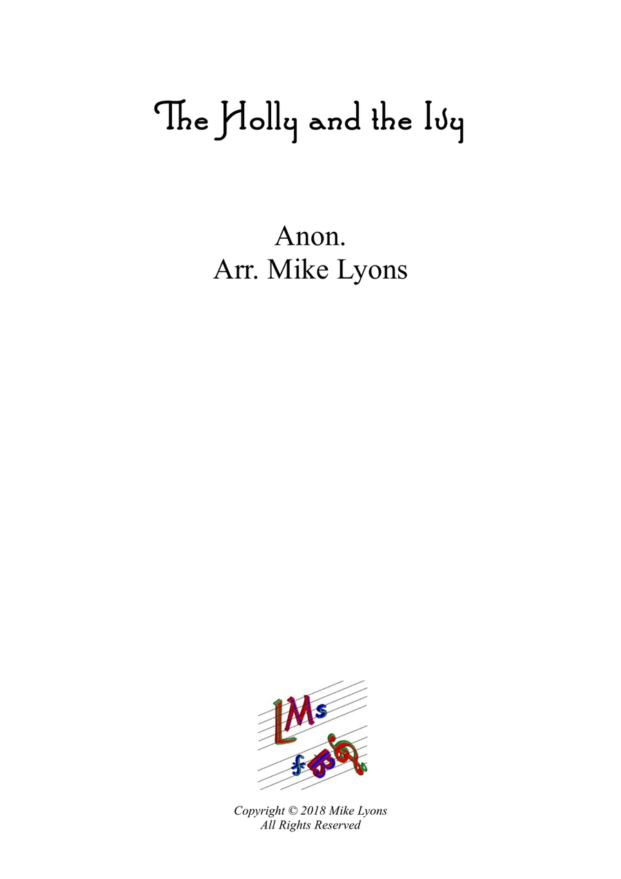 Wind Quintet - The Holly and the Ivy Woodwind Quintet scores gallery preview page 1