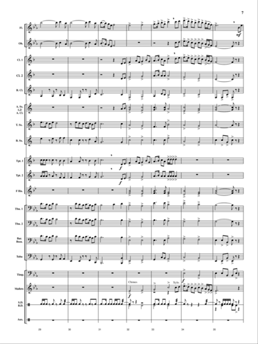 Cedar Creek Sketches Cedar Creek Sketches Concert Band scores gallery preview page 6