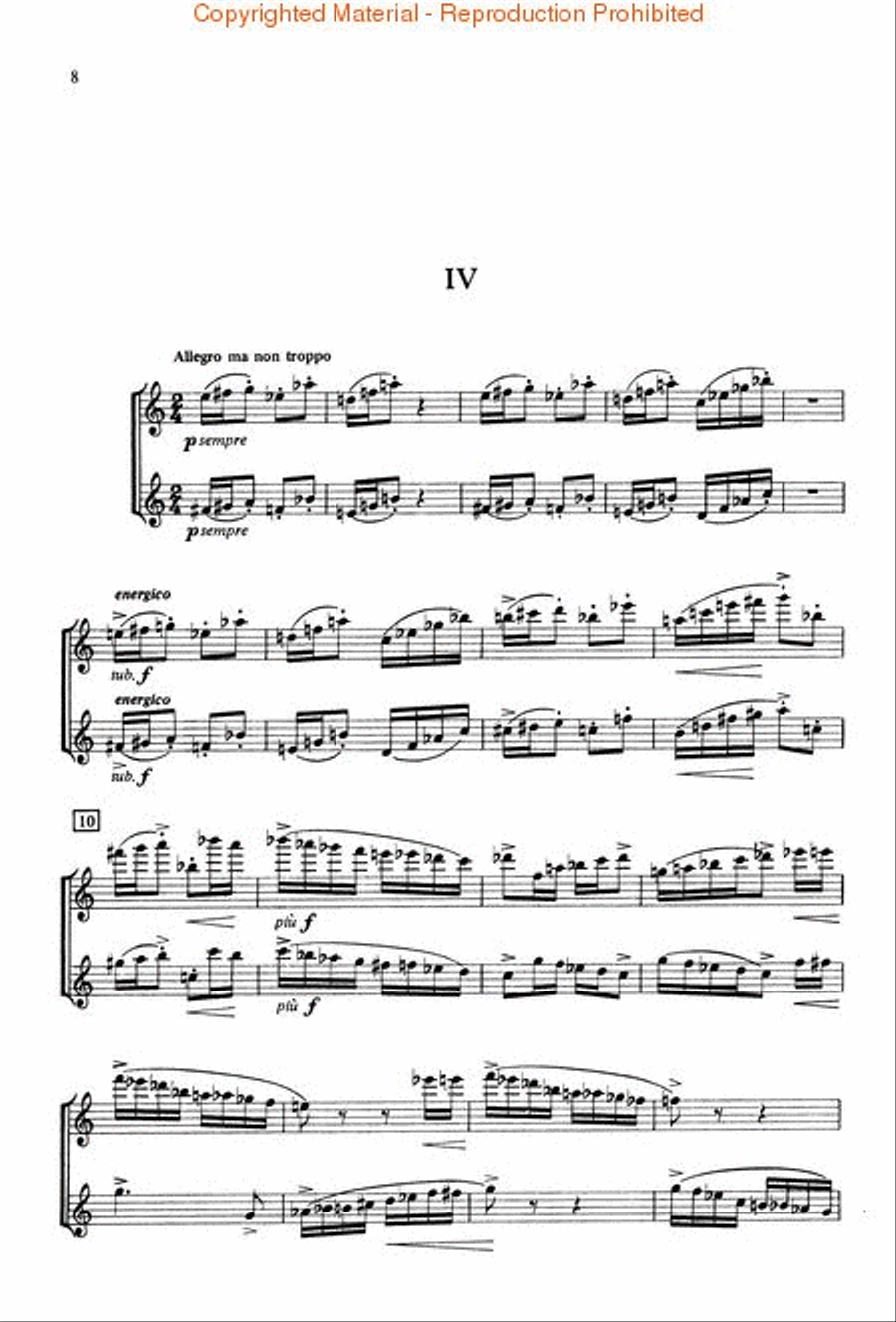 Duos, Op. 24 Clarinet scores gallery preview page 3