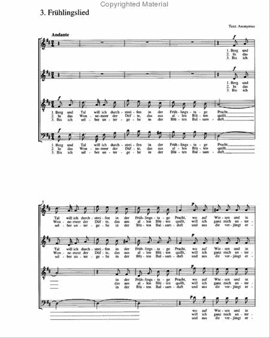 Vier Lieder (Heft 5)