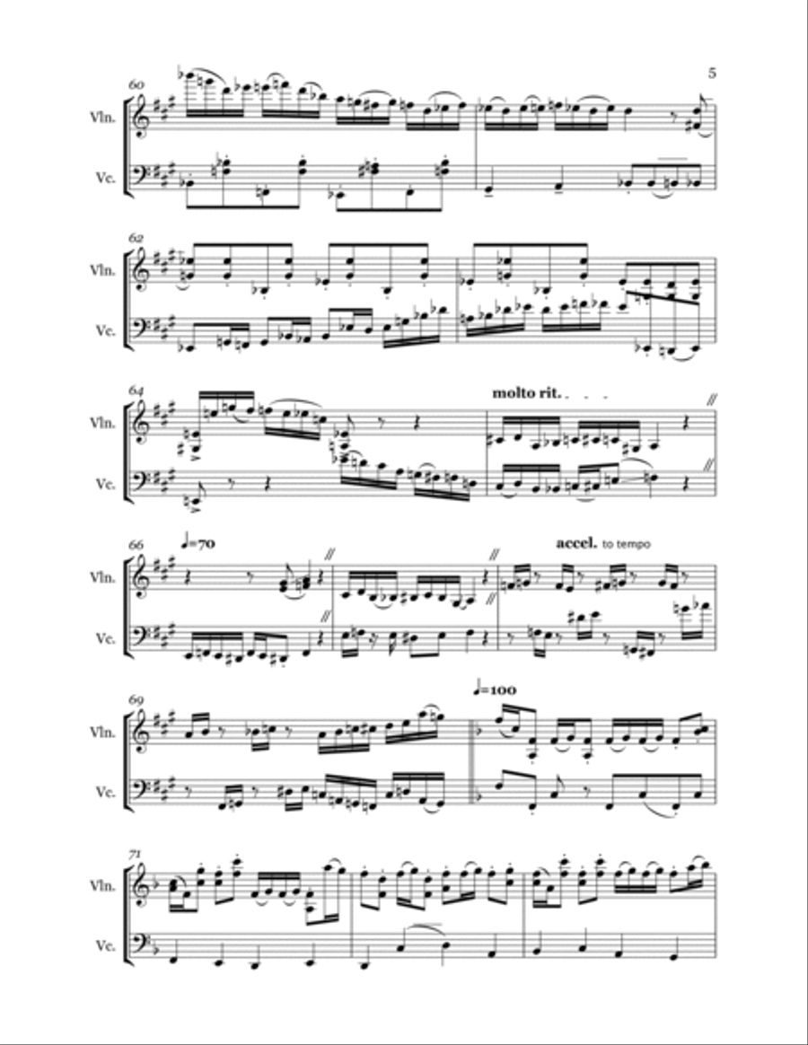 Joel String Duet scores gallery preview page 5
