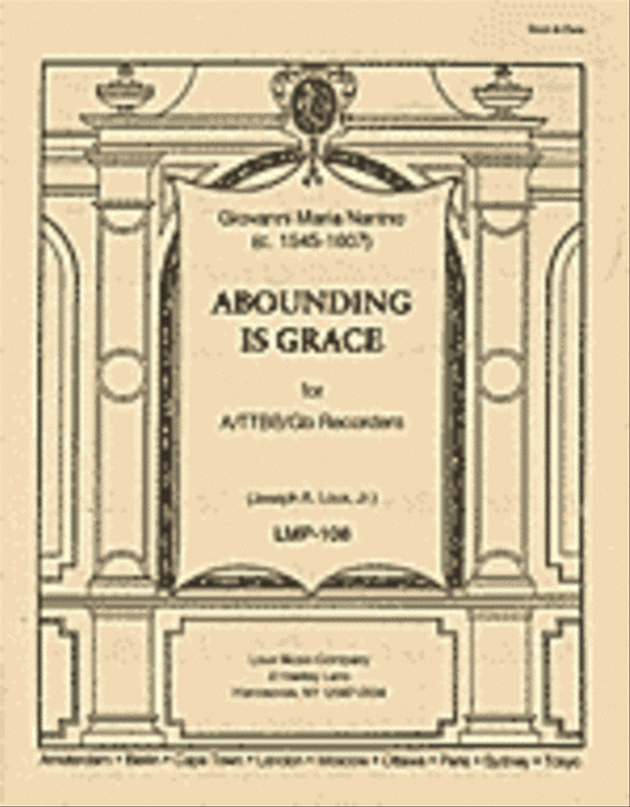 Abounding is Grace Abounding is Grace 3-Part scores gallery preview page 1