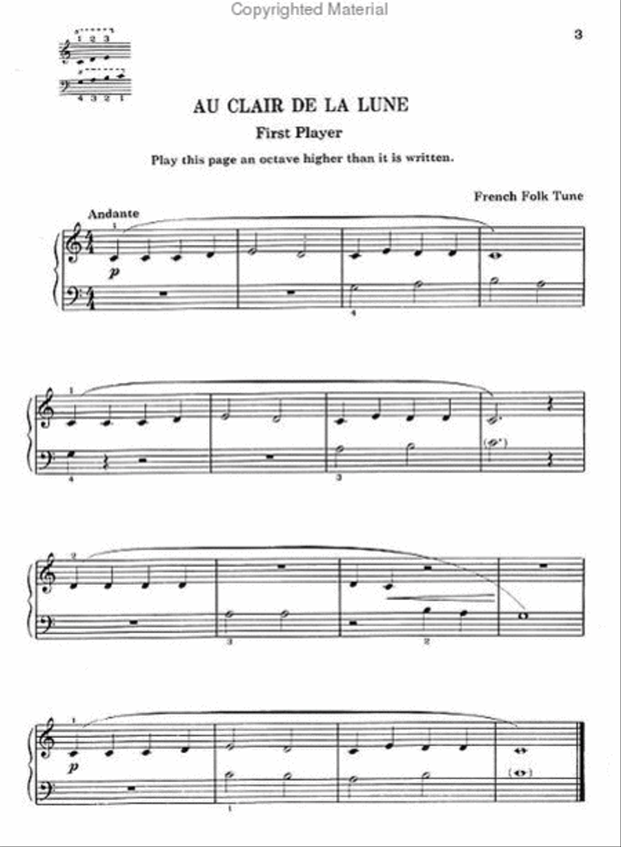 Chester's Piano Duets - Volume 1 Piano Duet scores gallery preview page 2
