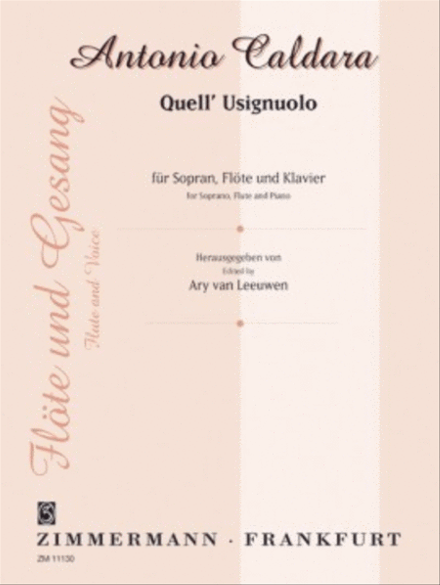 Quell’ Usignuolo Chamber Music scores gallery preview page 1