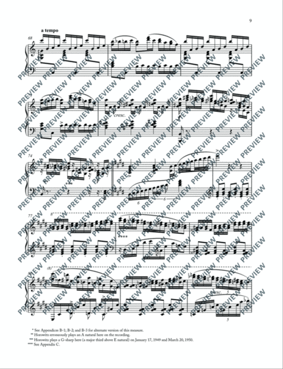 Carmen Variations Piano Solo scores gallery preview page 10