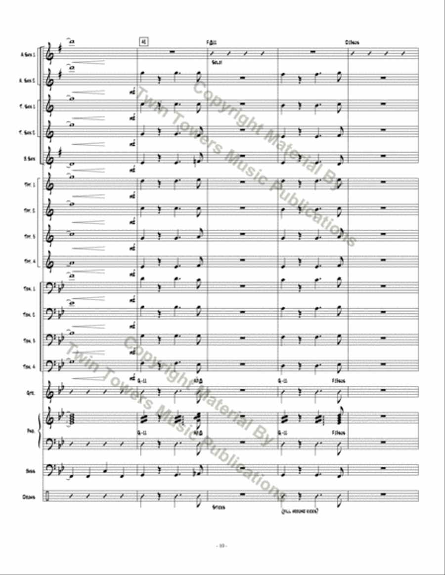 Rubaswing Rubaswing Jazz Ensemble scores gallery preview page 11