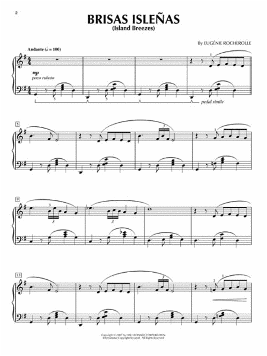 Recuerdos Hispanicos Piano Solo scores gallery preview page 4