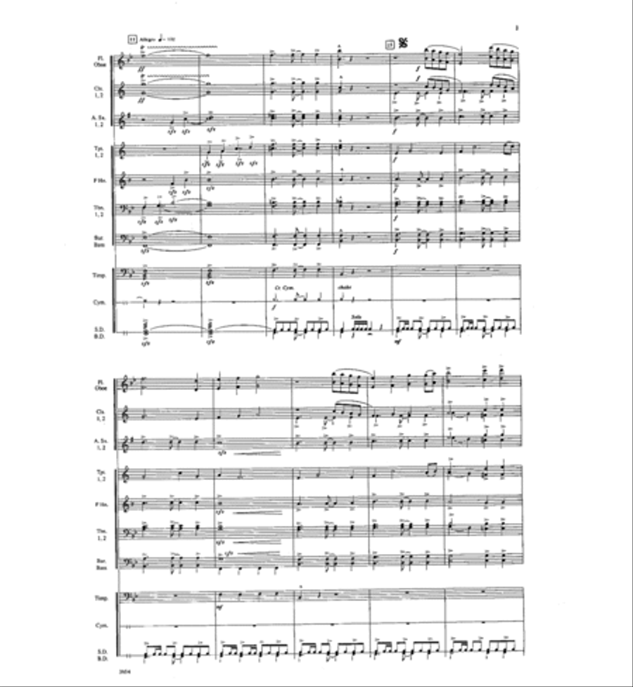 Symbol of Freedom Concert Band scores gallery preview page 4