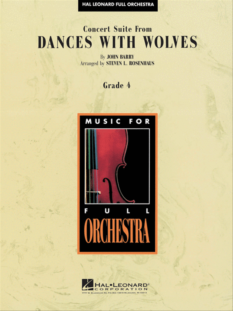 Concert Suite from Dances with Wolves Full Orchestra scores gallery preview page 1