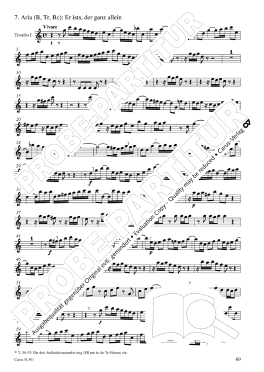 Bach for Brass 1: Cantatas I Voice scores gallery preview page 78