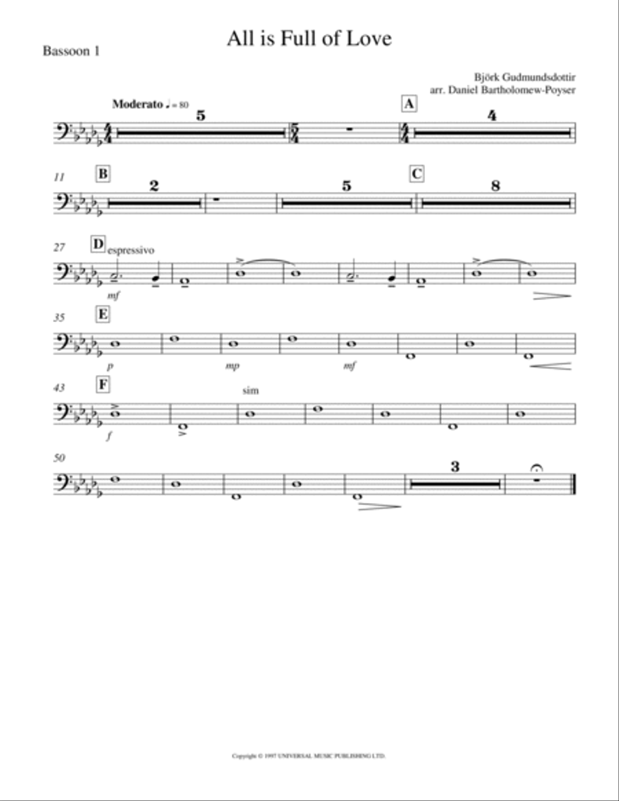 All Is Full Of Love All Is Full Of Love Full Orchestra scores gallery preview page 3