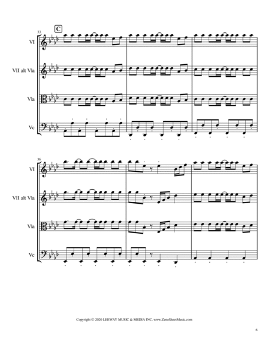 Baby Shark String Trio scores gallery preview page 6