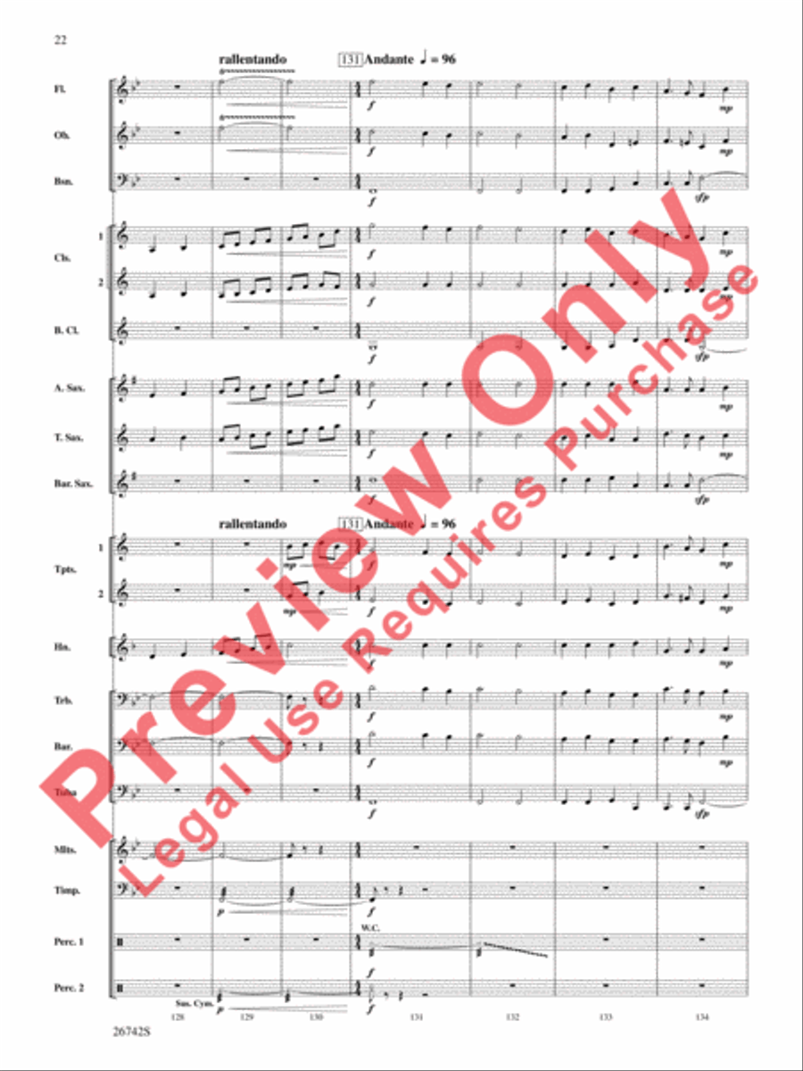 A Christmas Festival A Christmas Festival Concert Band scores gallery preview page 23