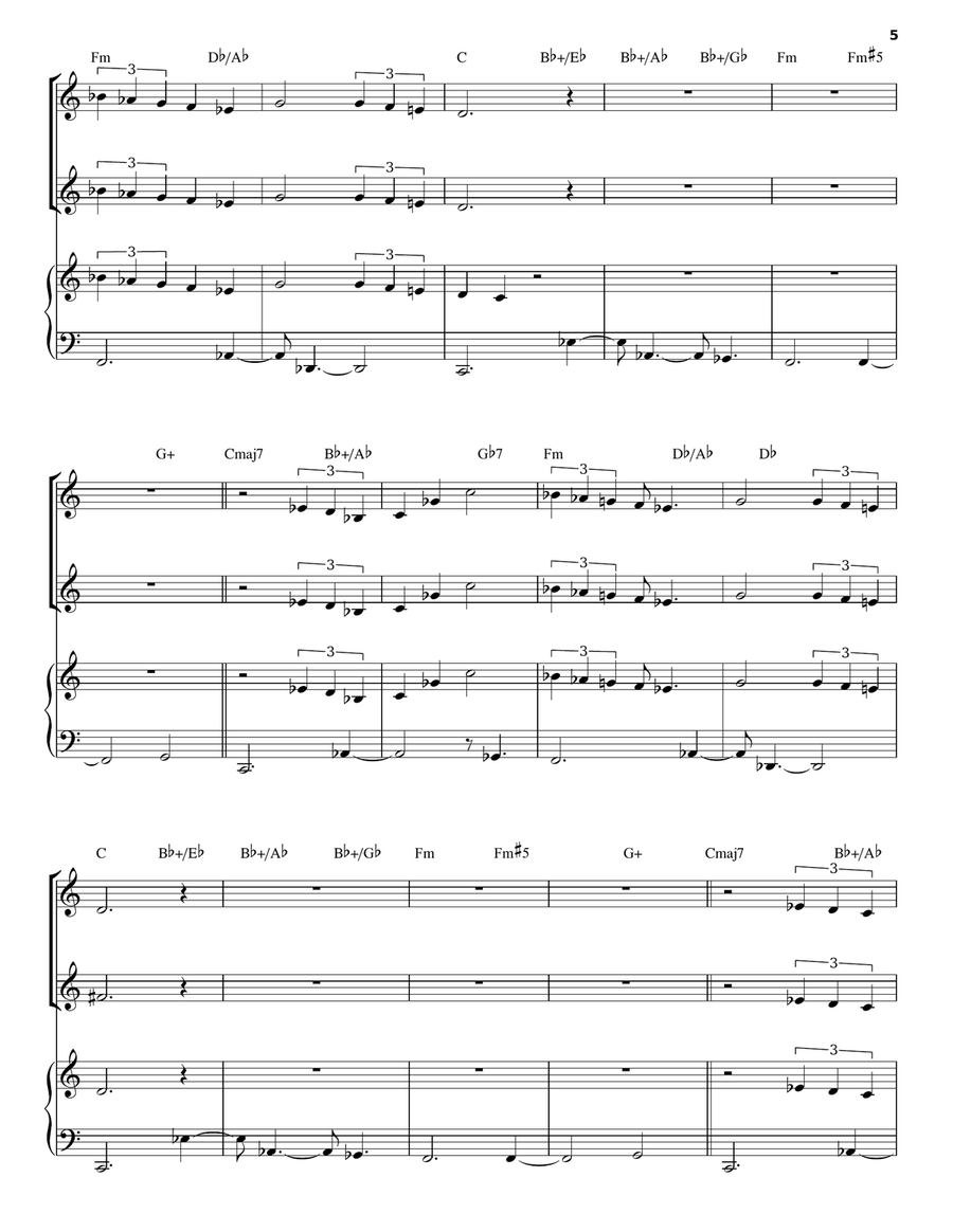 What A Friend What A Friend Piano, Vocal scores gallery preview page 5
