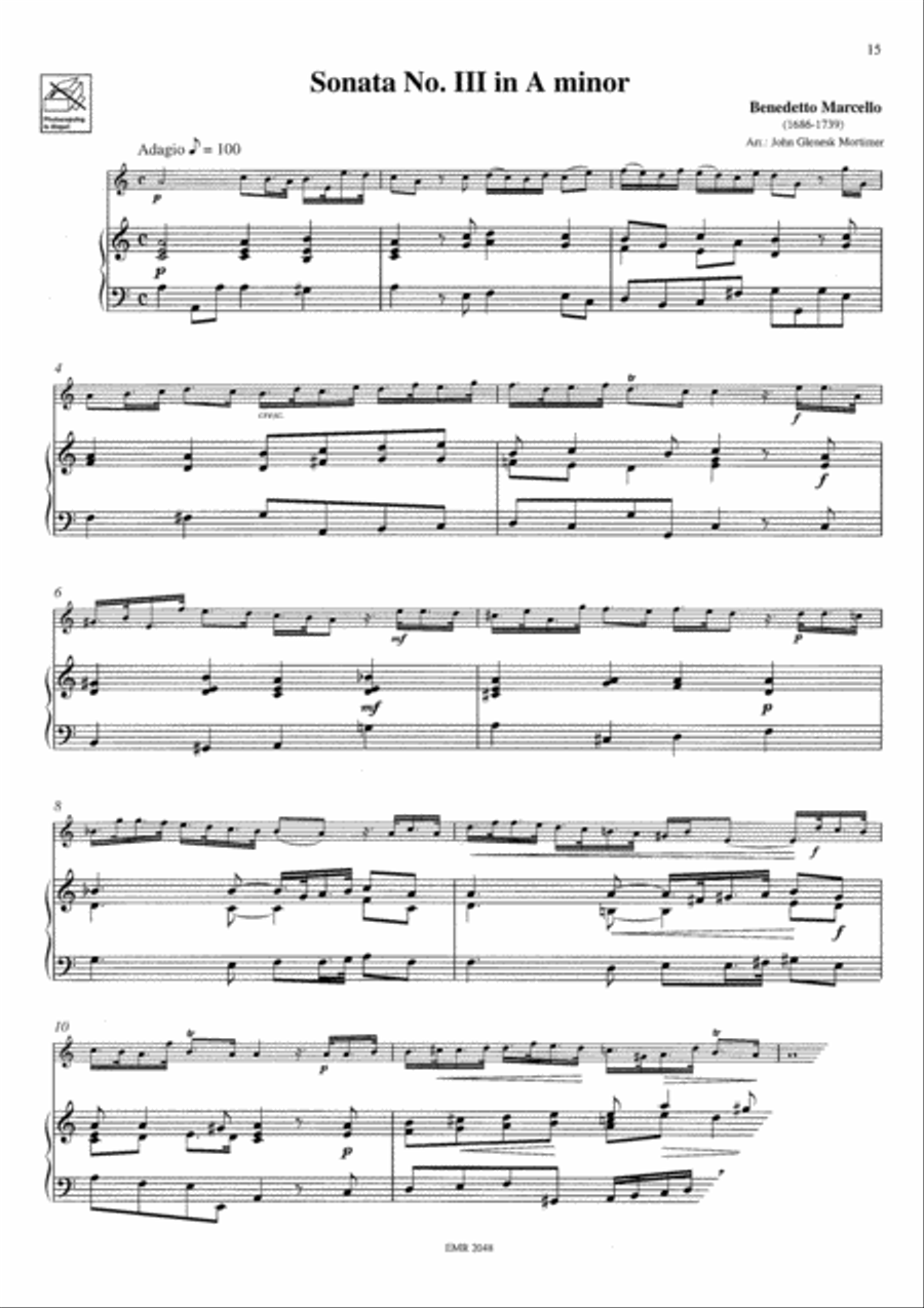 6 Sonatas Bassoon Solo scores gallery preview page 5