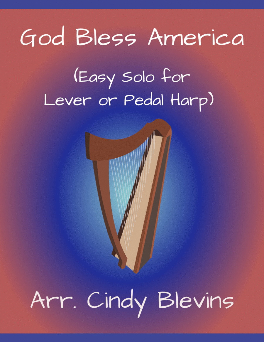 God Bless America God Bless America Harp scores gallery preview page 1
