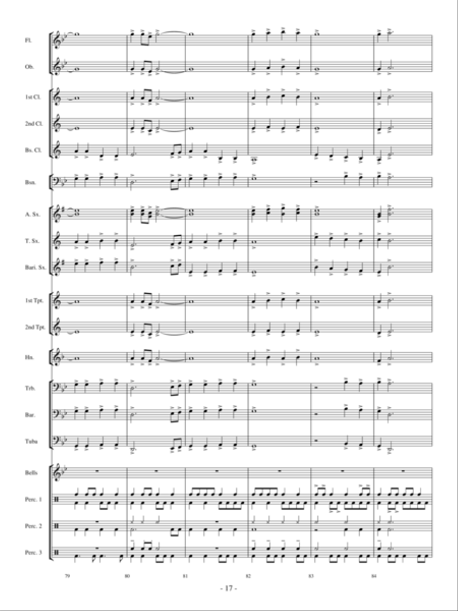 Sakura Concert Band scores gallery preview page 16
