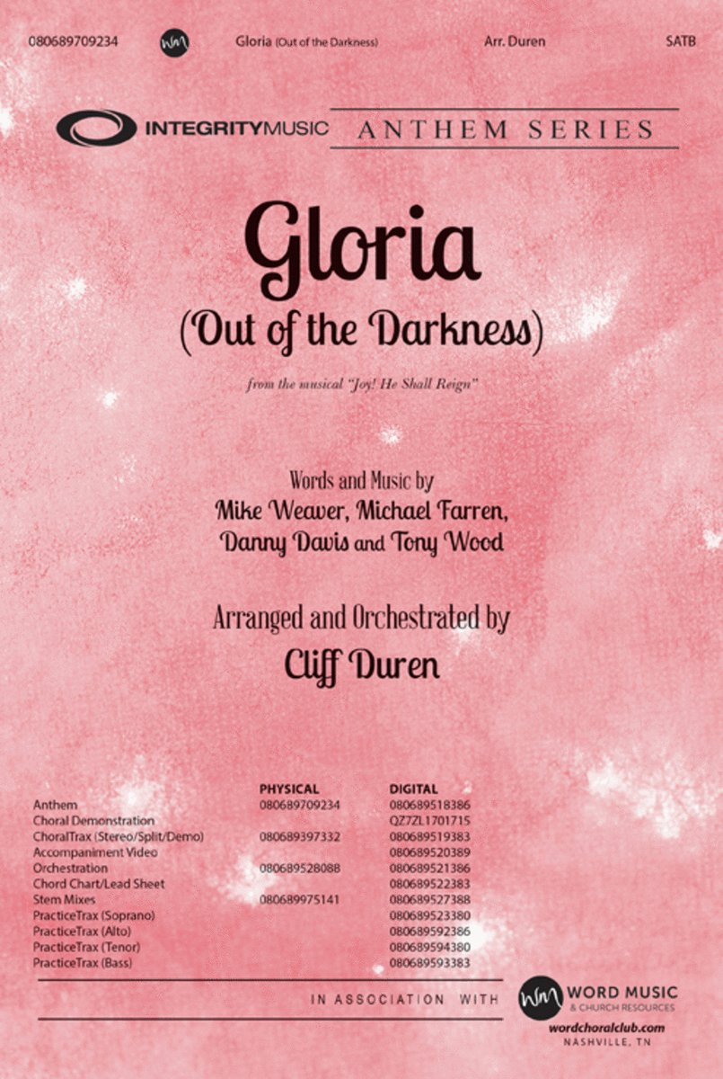 Gloria (Out of the Darkness) - Anthem