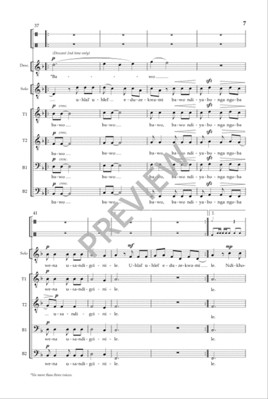 Ndikhokhele Bawo (TTBB) Ndikhokhele Bawo (TTBB) TTBB scores gallery preview page 8