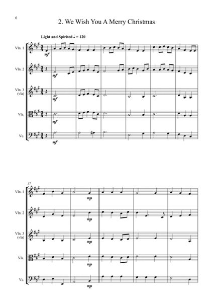 Carols for Four (or more) - Fifteen Carols for String Quartet image number null